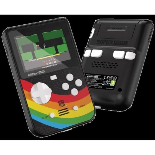 Evercade Super Pocket Retro 34 jeux 2.8 pouces Noir