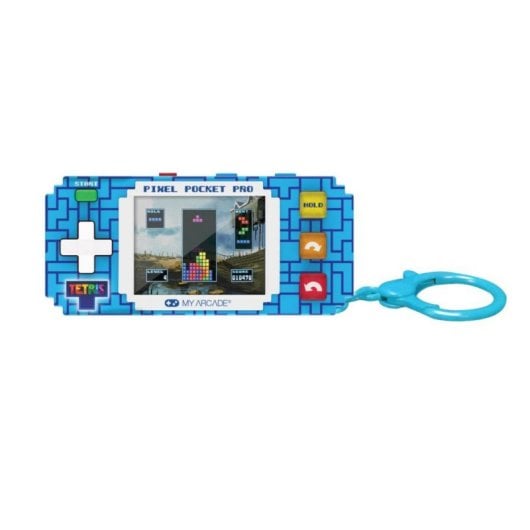 My Arcade Pixel Pocket Pro Tetris Portable retro 2 pouces bleu
