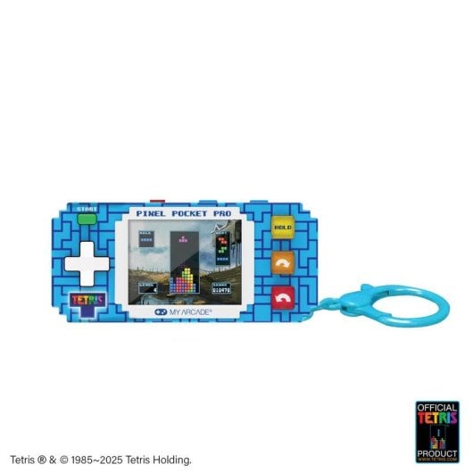 My Arcade Pixel Pocket Pro Tetris Portable retro 2 pouces bleu