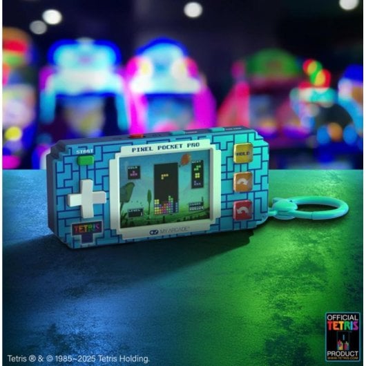 My Arcade Pixel Pocket Pro Tetris Portable retro 2 pouces bleu