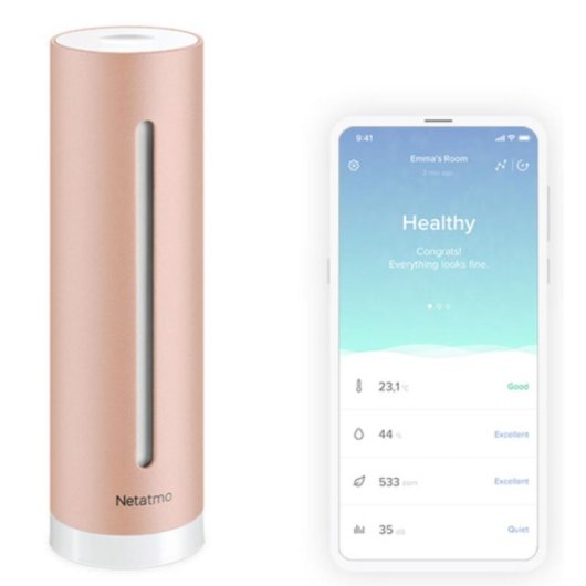 Termostato Inteligente Netatmo NAC-EC Inalámbrico para Aire Acondicionado