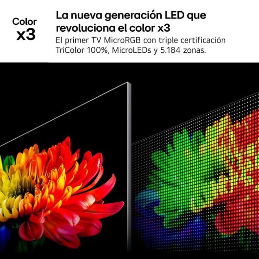 TV LG Micro RGB 75MRGB96B6B 75" 4K UltraHD 120Hz Smart TV WebOS Dolby Vision