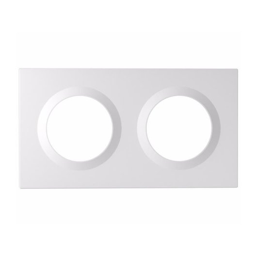 Cadre double Sonoff EF2G blanc pour interrupteurs Orb