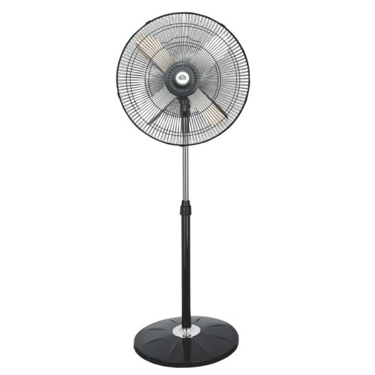 Ventilador de pie DCG Eltronic VE1655 B 60 W 3 velocidades con oscilación y altura ajustable