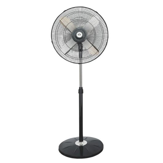 Ventilador de pie DCG Eltronic VE1655 B 60 W 3 velocidades con oscilación y altura ajustable