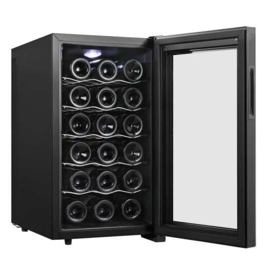 Vinoteca Sogo 18 botellas 48 L 12-18 ºC Acero inoxidable