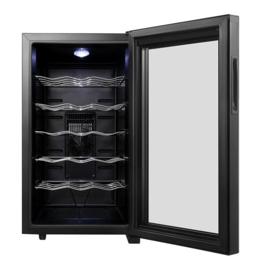 Vinoteca Sogo 18 botellas 48 L 12-18 ºC Acero inoxidable