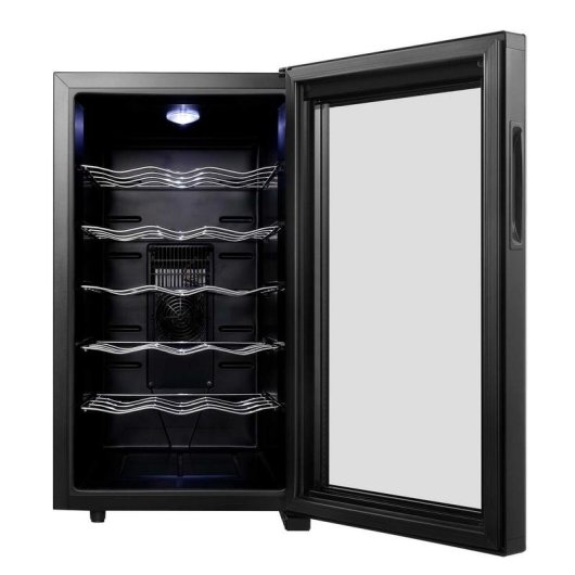 Vinoteca Sogo 18 botellas 48 L 12-18 ºC Acero inoxidable