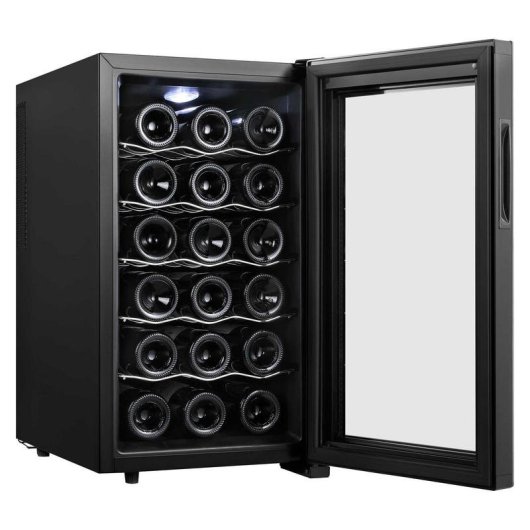 Vinoteca Sogo 18 botellas 48 L 12-18 ºC Acero inoxidable