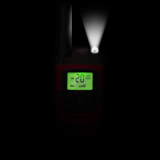 Radio bidirectionnelle Alecto FR115RD PMR 8 canaux 7 km lampe torche