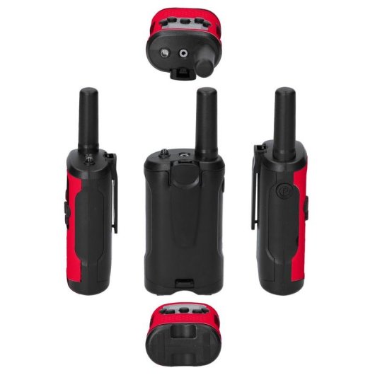 Radio bidirectionnelle Alecto FR115RD PMR 8 canaux 7 km lampe torche