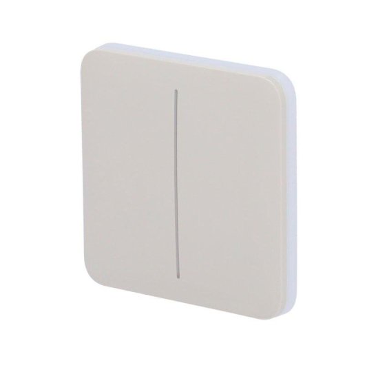 Interrupteur intelligent Ajax SoloButton 2-gang Oyster