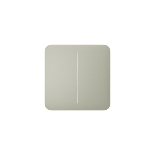 Interrupteur intelligent Ajax SoloButton 2-gang Oyster