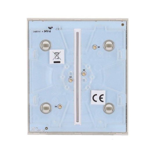 Interruptor inteligente Ajax CenterButton 2-gang Ostra