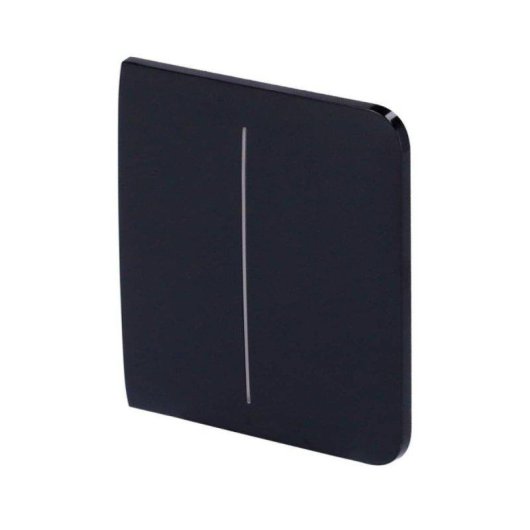 Interruptor Inteligente Ajax Sidebutton 2G Preto Com Fios Duplo Canal