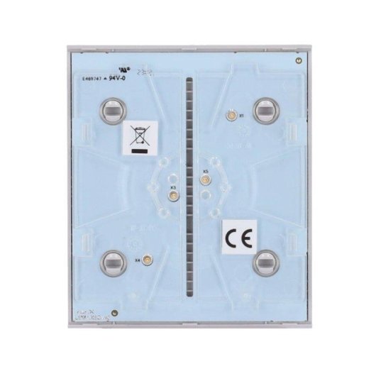 Interrupteur intelligent Ajax CenterButton 1-gang/2-way, gris brume