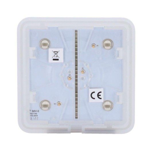 Intelligenter Schalter Ajax SoloButton 1-gang/2-way kabelgebunden Oyster