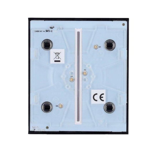 Interruptor inteligente Ajax CenterButton duplo preto