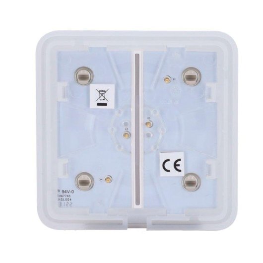 Interrupteur intelligent Ajax SoloButton 2 touches Olive