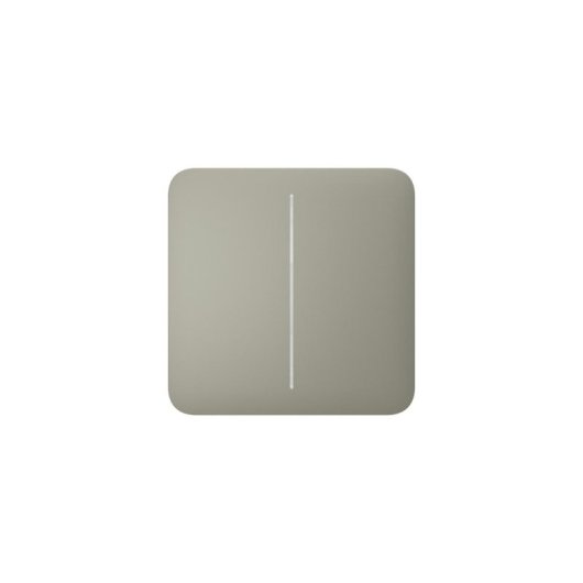 Interruptor inteligente Ajax CenterButton 2-gang Olive