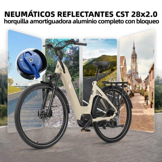 Velo electrique TTGO C7SE 250W 36V18Ah 28 pouces