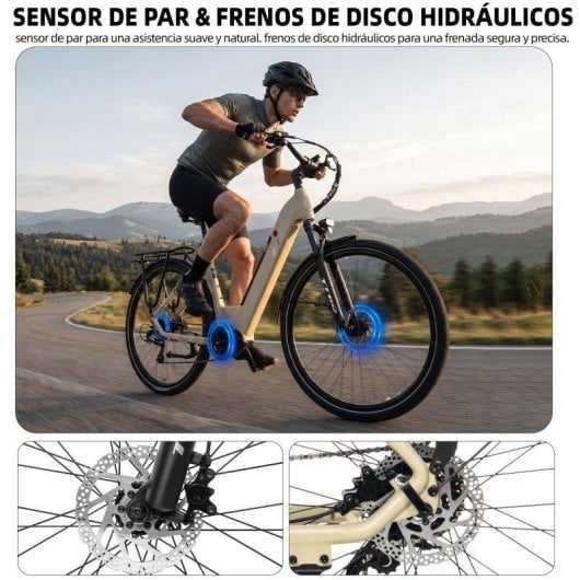 Velo electrique TTGO C7SE 250W 36V18Ah 28 pouces