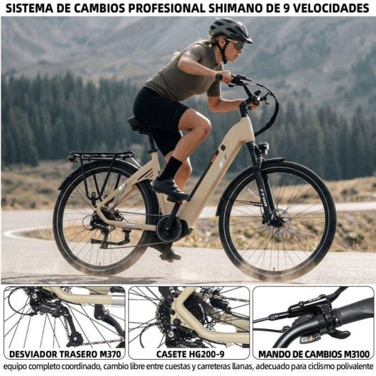 Velo electrique TTGO C7SE 250W 36V18Ah 28 pouces