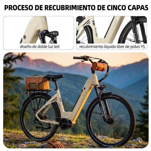 Velo electrique TTGO C7SE 250W 36V18Ah 28 pouces