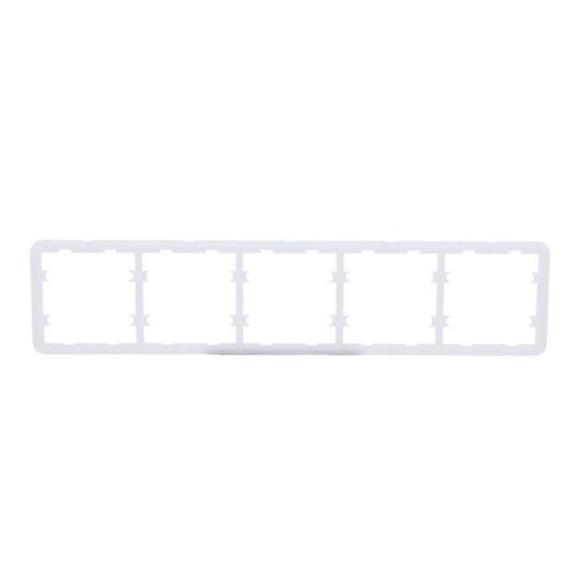 Estructura Ajax para cinco interruptores, blanca, compatible con LightCore 2-gang