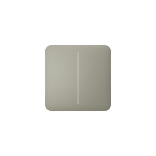 Interruptor inteligente Ajax SideButton 2-gang olive