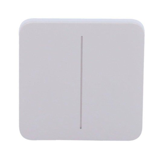Interruptor inteligente Ajax SoloButton 2-gang sem contacto, nevoeiro