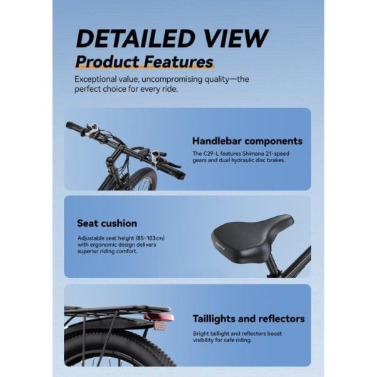 Velo Electrique Duotts C29-L Double Batterie