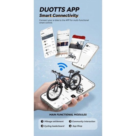 Bicicleta eléctrica DUOTTS C29M 27,5" 750 W 48 V 15 Ah frenos hidráulicos