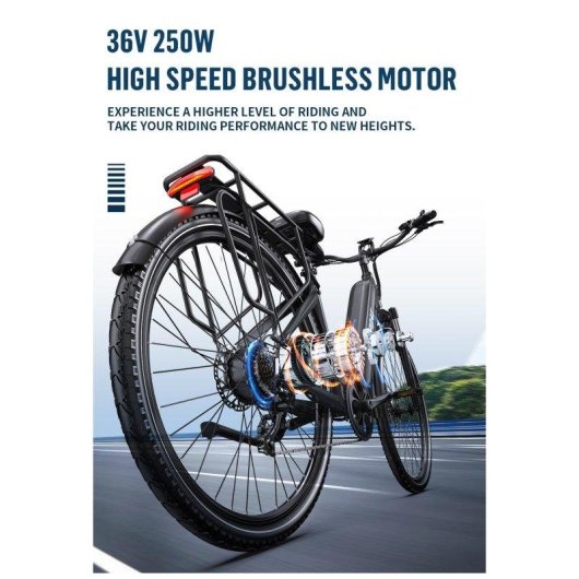 Bicicleta Eléctrica Onesport OT05 Pro 250 W 36 V 22,5 Ah Shimano 7 Velocidades