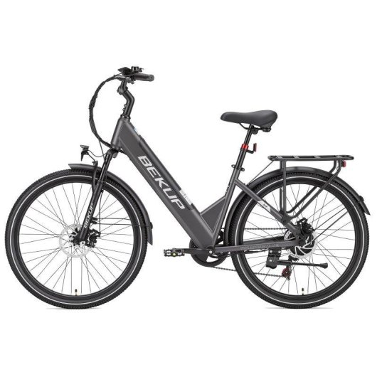 Bicicleta Eléctrica Bekup V1 250W 36V 75 km Shimano 7 Velocidades 26"