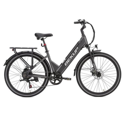 Bicicleta Eléctrica Bekup V1 250W 36V 75 km Shimano 7 Velocidades 26"