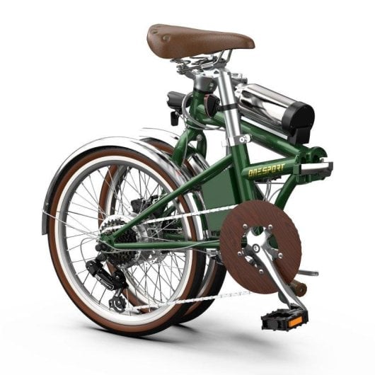 Velo electrique pliant Onesport OT02 Pro 250W Shimano 7 vitesses