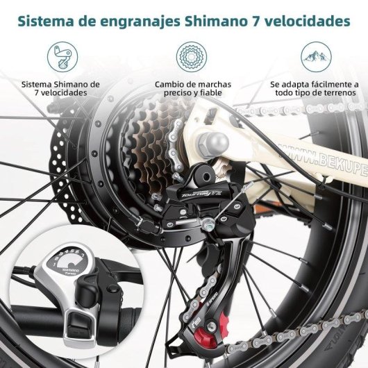 Velo electrique Bekup S3 250W 48V 15Ah