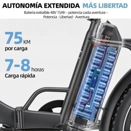 Velo electrique Bekup S3 250 W 48 V 15 Ah