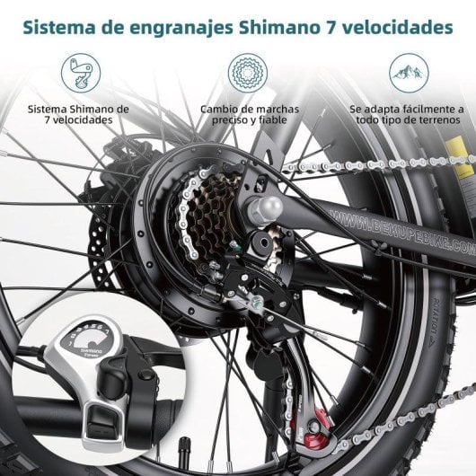 Velo electrique Bekup S3 250 W 48 V 15 Ah
