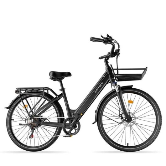 Elektrische fiets E-Bycco V1 250 W 36 V 15,6 Ah Zwart tot 90 km