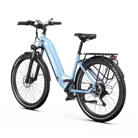 Bicicleta Eléctrica OneSport WT05 250W 36V 18,2Ah 27,5" Azul
