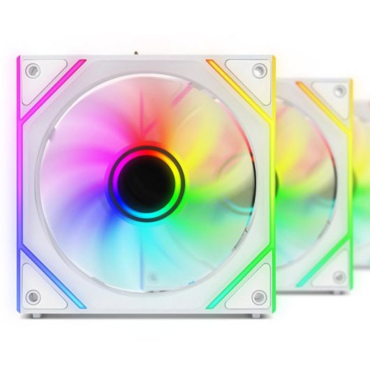 Ventilador suplementario Zolyd Flux 120mm 1800RPM ARGB MagLink blanco