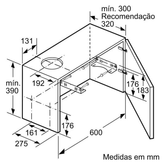 Campana extractora Siemens LI64MC521 Canalizada/recirculación 60 cm LED