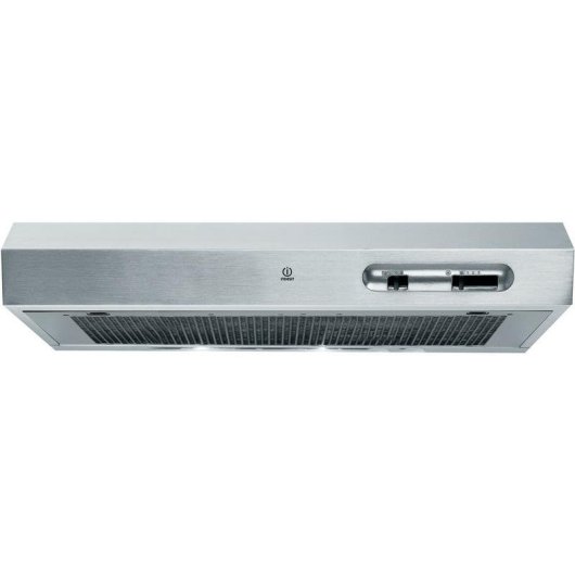 Hotte Indesit ISLK 66 LS X evacuation/recyclage 60 cm LED inox