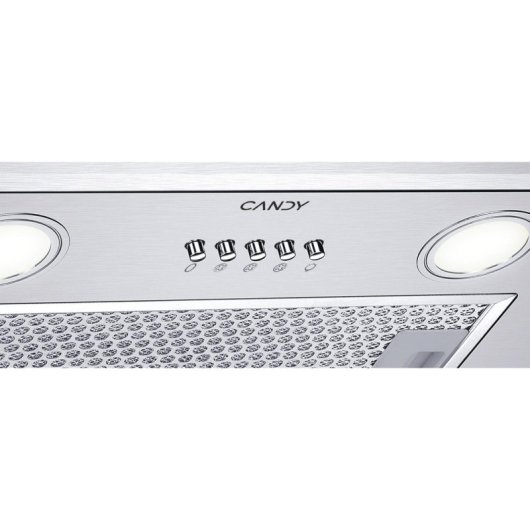 Exaustor encastravel Candy CBG640/2X evacuacao 52 cm inox LED