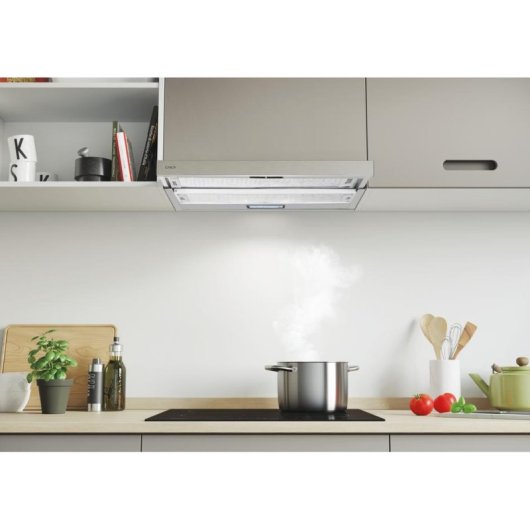 Campana extractora Candy CBT6RGX semintegrada extraíble 60 cm con LED