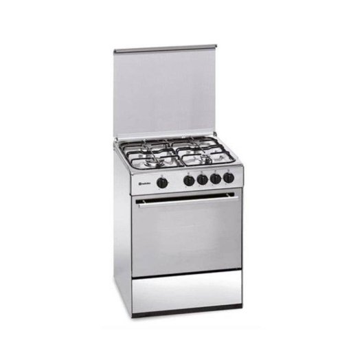 Fogão Meireles N 600 X 51L 5 Bocas Cinza Inox
