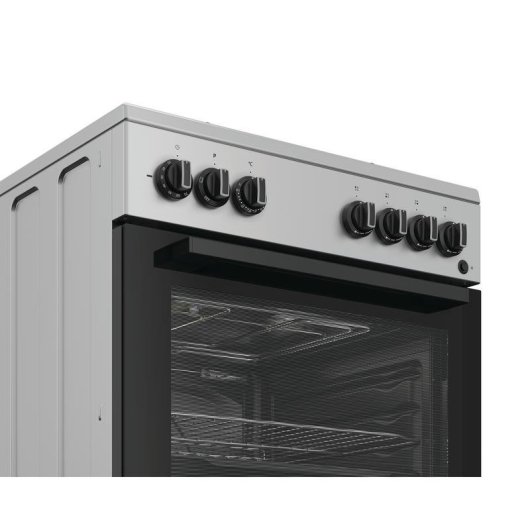 Fogao Indesit I6G3PMS 73 L 4 queimadores a gas prateado