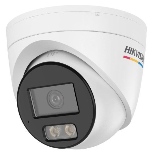 Camera de vigilancia Hikvision 4MP Visao noturna interior e exterior IA audio bidirecional